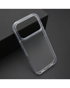 Futrola COLOR FRAME za iPhone 17 Pro, srebrna (providna)