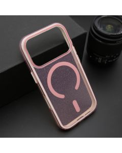 Futrola CRYSTAL MagSafe za iPhone 17 Pro, roza
