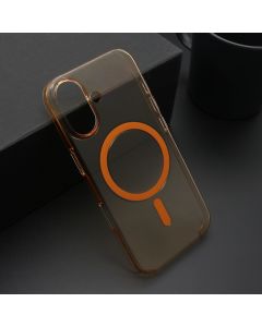 Futrola AMBER CLEAR MagSafe za iPhone 17, narandžasta