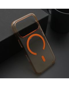 Futrola AMBER CLEAR MagSafe za iPhone 17 Pro, narandžasta