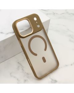 Futrola SILKY MagSafe II za iPhone 17 Pro Max, braon