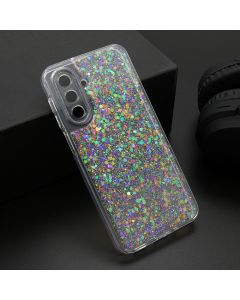 Maska za Samsung Galaxy A17 4G/5G CRYSTAL GLOW srebrna