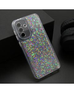 Maska za Samsung Galaxy A56 5G CRYSTAL GLOW srebrna