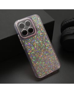 Maska za Honor X8c CRYSTAL GLOW roze