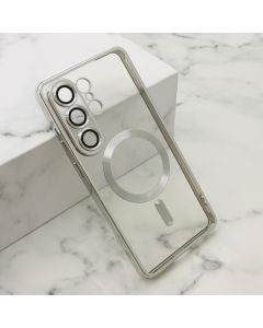 Maska za Samsung Galaxy S26 Ultra 5G CAMERA PROTECT MAGSAFE srebrna