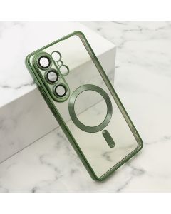 Maska za Samsung Galaxy S26 Ultra 5G CAMERA PROTECT MAGSAFE zelena