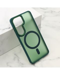 Maska za Samsung Galaxy S26 5G SILKY MAGSAFE II zelena