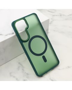 Maska za Samsung Galaxy S26 Plus 5G SILKY MAGSAFE II zelena