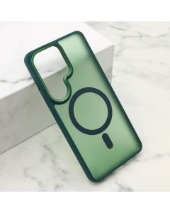 Maska za Samsung Galaxy S26 Ultra 5G SILKY MAGSAFE II zelena