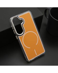 Maska Classic look MagSafe za Samsung S941B Galaxy S26 5G, narandžasta