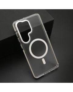 Maska Transparent look MagSafe za Samsung S948B Galaxy S26 Ultra 5G, bela