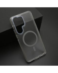 Maska za Samsung Galaxy S26 Ultra 5G TRANSPARENT LOOK MagSafe siva