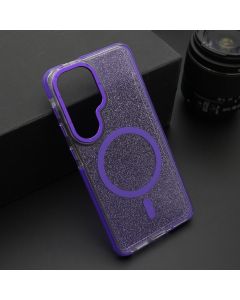 Maska za Samsung Galaxy S26 5G ljubičasta SPARKLING LOOK MagSafe