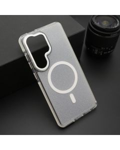 Maska za Samsung Galaxy S26 Ultra 5G SPARKLING LOOK MagSafe bela