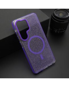 Maska za Samsung Galaxy S26 Ultra 5G ljubičasta SPARKLING LOOK MagSafe