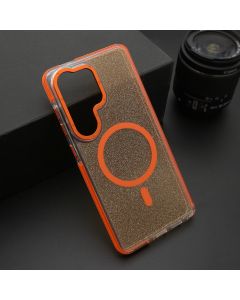 Maska za Samsung Galaxy S26 Ultra 5G narandžasta SPARKLING LOOK MagSafe