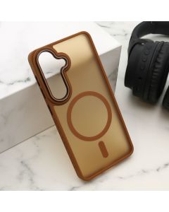 Maska za Samsung Galaxy S26 5G braon COLOR LOOK MagSafe