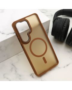 Maska za Samsung Galaxy S26 Ultra 5G braon COLOR LOOK MagSafe