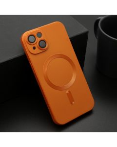 Maska za iPhone 14 (61) narandžasta ELEGANT MAGSAFE