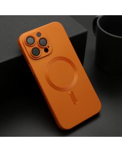 Maska za iPhone 14 Pro Max (67) narandžasta ELEGANT MAGSAFE
