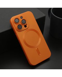 Maska za iPhone 15 Pro (61) narandžasta ELEGANT MAGSAFE