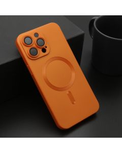 Maska za iPhone 15 Pro Max (67) narandžasta ELEGANT MAGSAFE