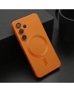 Maska za Samsung Galaxy S25 5G narandžasta ELEGANT MAGSAFE