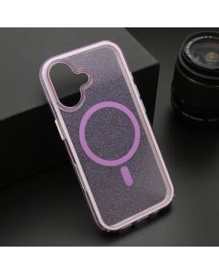 Futrola CRYSTAL MagSafe za iPhone 17 , ljubičasta
