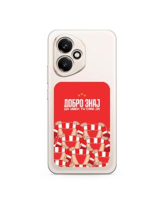 Futrola ULTRA TANKI PRINT CLEAR za Honor 400 ZF001