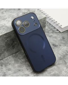 Maska za iPhone 17 Pro (63) COLOR METAL Magsafe crna (small camera)