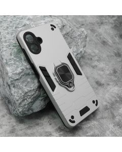 Futrola Square ring za Samsung A075F Galaxy A07 siva