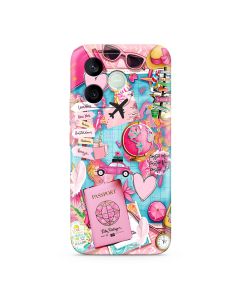 Futrola ULTRA TANKI PRINT CLEAR za Honor 600 Lite SP029
