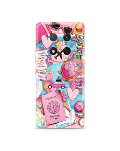 Futrola ULTRA TANKI PRINT CLEAR za Honor X9C/Magic 7 lite SP029