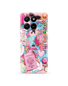 Futrola ULTRA TANKI PRINT CLEAR za Honor X7d SP029