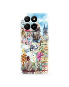 Futrola ULTRA TANKI PRINT CLEAR za Honor X7d SP031