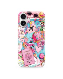 Maska za iPhone 16 (61) SP029 ULTRA TANKI PRINT CLEAR