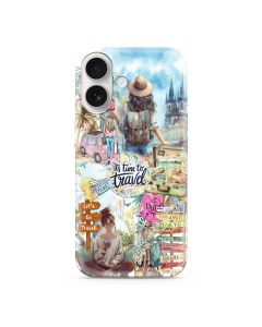 Futrola ULTRA TANKI PRINT CLEAR za iPhone 16 (6.1) SP031