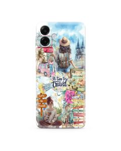 Futrola ULTRA TANKI PRINT CLEAR za Samsung A075F Galaxy A07 SP031