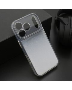 Futrola OMBRE GLITTER za iPhone 17 Pro (6.3) bela