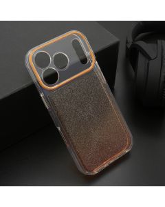 Futrola OMBRE GLITTER za iPhone 17 Pro (6.3) narandzasta