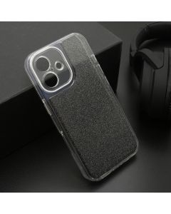 Futrola OMBRE GLITTER za iPhone 16 (6.1) crna