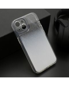 Futrola OMBRE GLITTER za iPhone 13 (6.1) bela