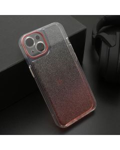 Futrola OMBRE GLITTER za iPhone 13 (6.1) crvena