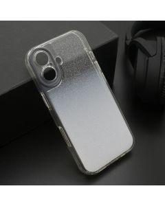 Futrola OMBRE GLITTER za iPhone 17 (6.3) bela