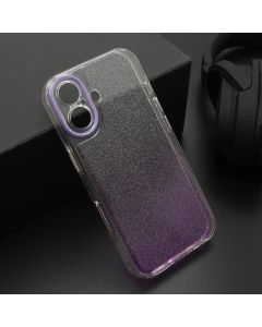 Futrola OMBRE GLITTER za iPhone 17 (6.3) ljubicasta