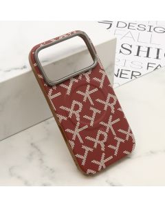 Futrola MONOGRAM MagSafe za iPhone 17 Pro, crvena