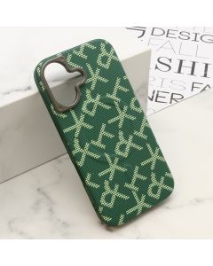 Futrola MONOGRAM MagSafe za iPhone 16, zelena