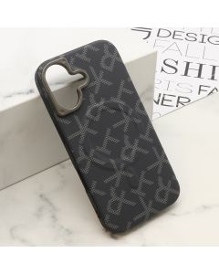 Futrola MONOGRAM MagSafe za iPhone 16, crna