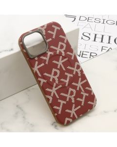Futrola MONOGRAM MagSafe za iPhone 15, crvena