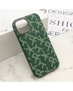 Futrola MONOGRAM MagSafe za iPhone 15, zelena